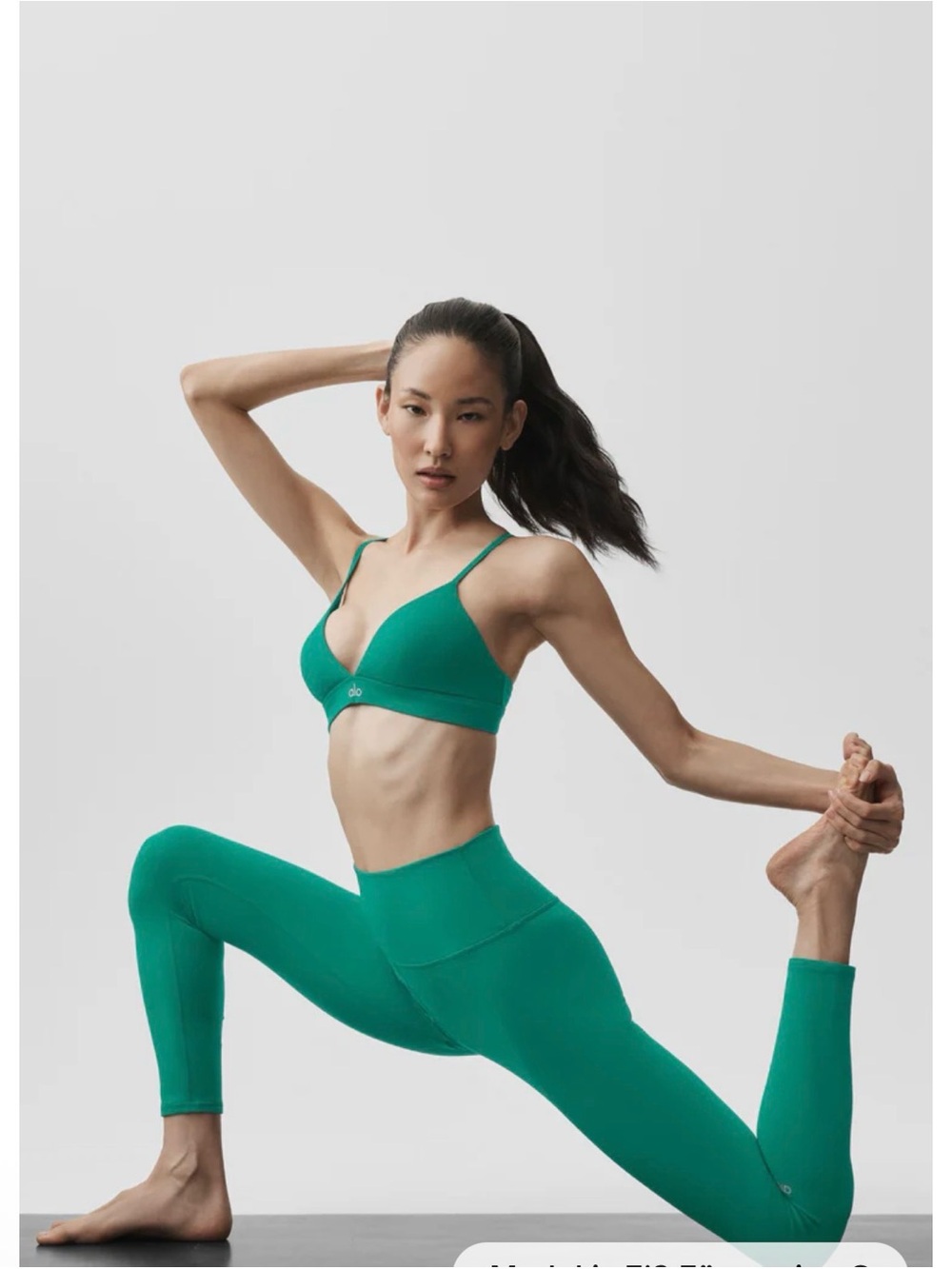 Alo Yoga 7/8 High-Waist Airbrush Legging Emerald Isle